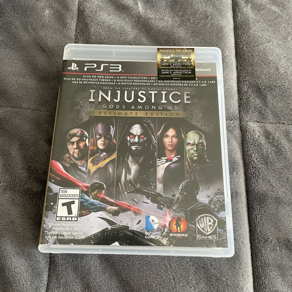 PS3 INJUSTICE: GODS AMONG US